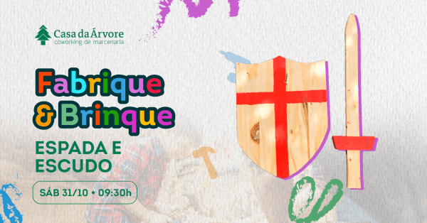 Imagem do evento Fabrique &amp; Brinque - Espada e Escudo Medievais  