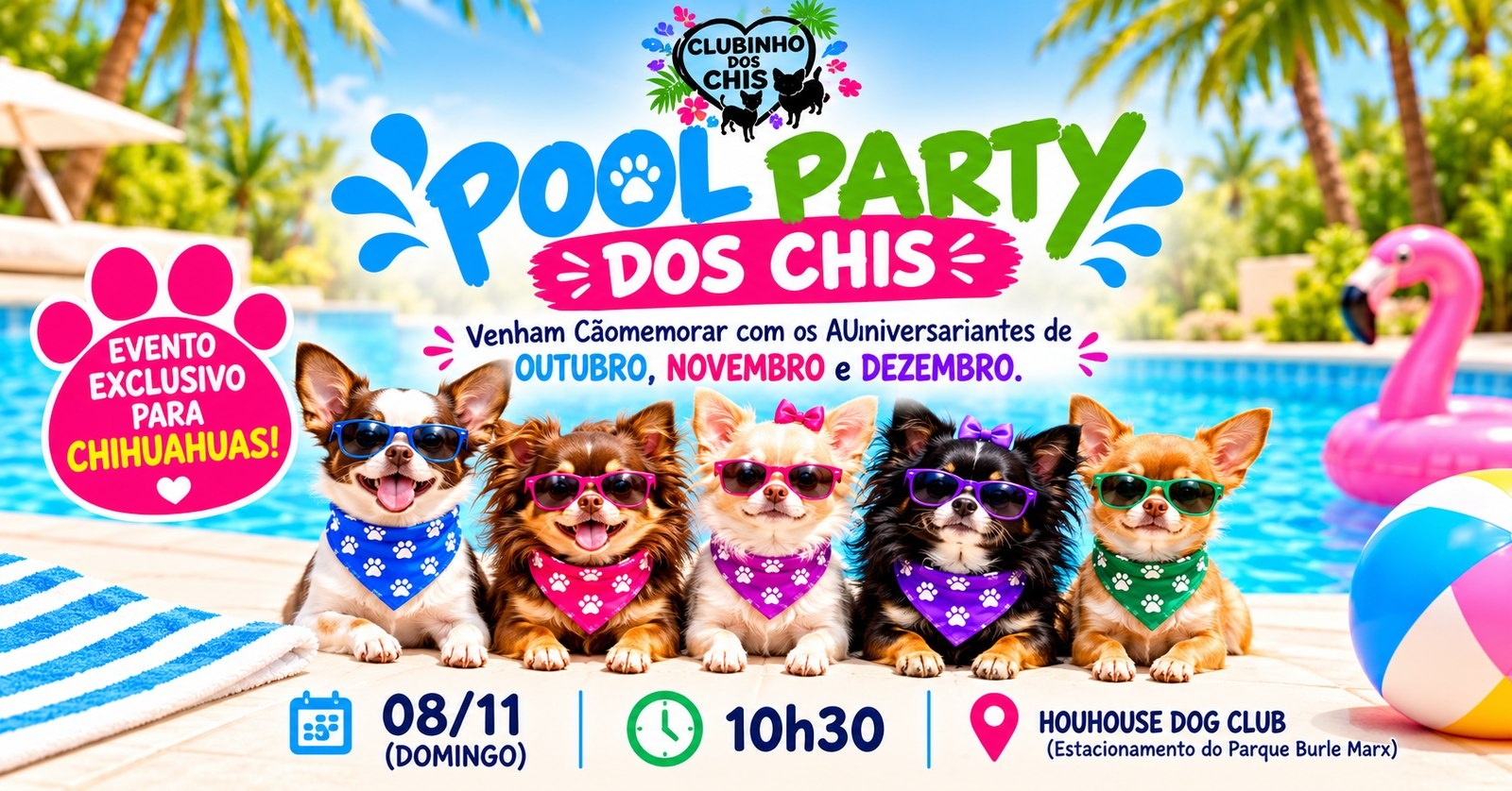 Pool Party dos CHIS - São Paulo, SP