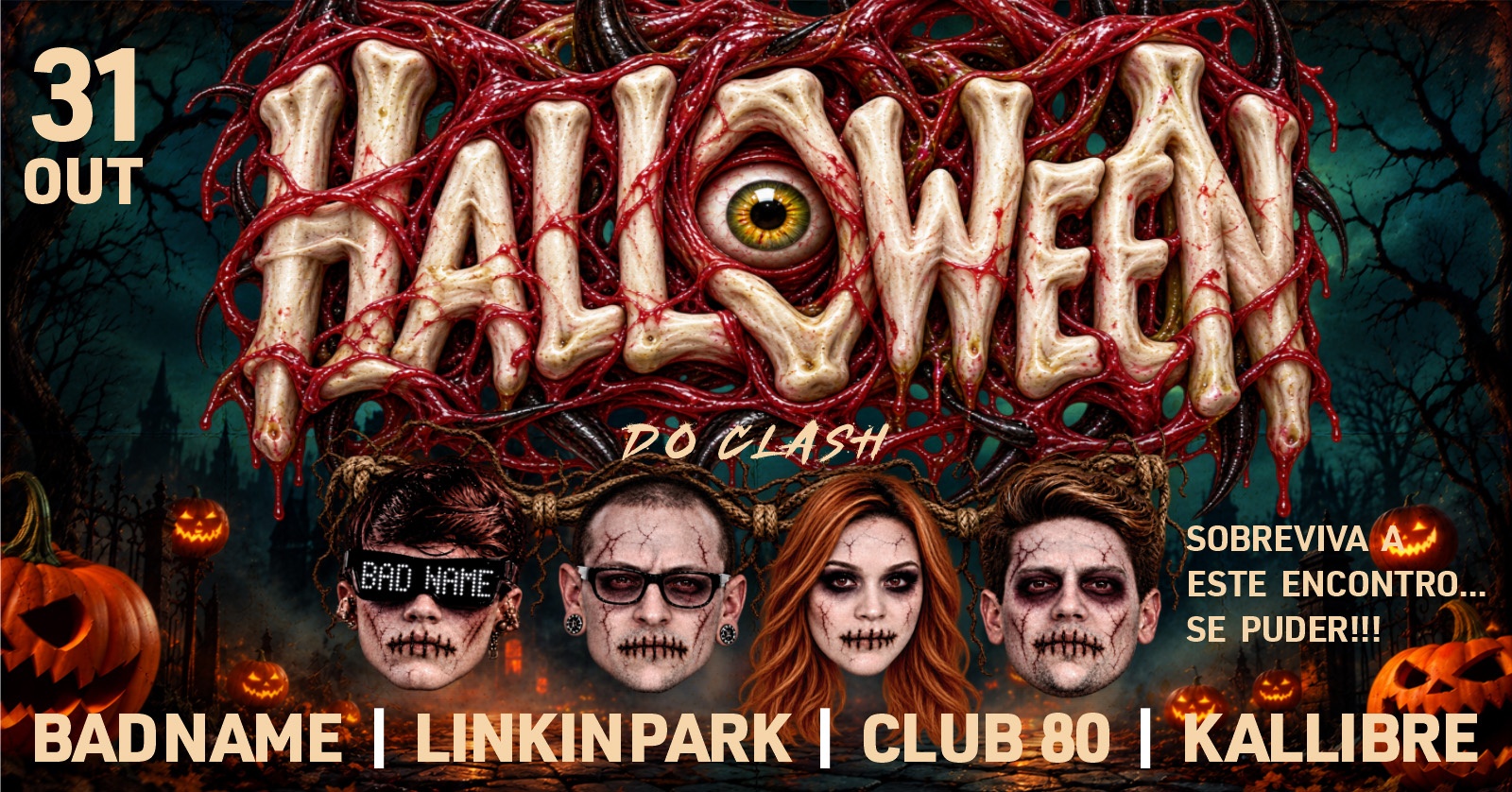 HALLOWEEN do CLASH - LOTE PROMO - Aracaju, SE