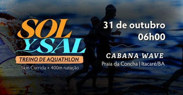 Imagem do evento Sol y Sal - Treino de Aquathlon