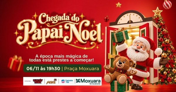 Imagem do evento CHEGADA DO PAPAI NOEL
