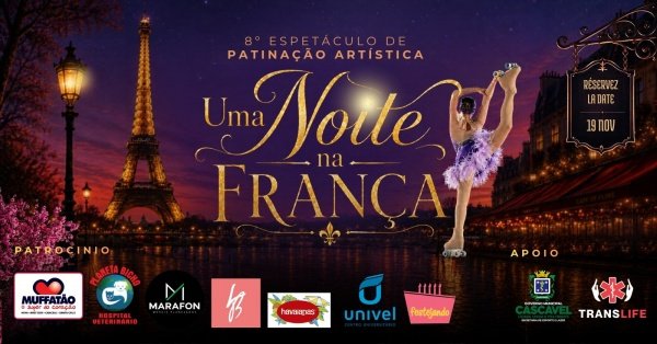 Imagem do evento Uma Noite Na França - 8º Espetáculo de Patinação Artística