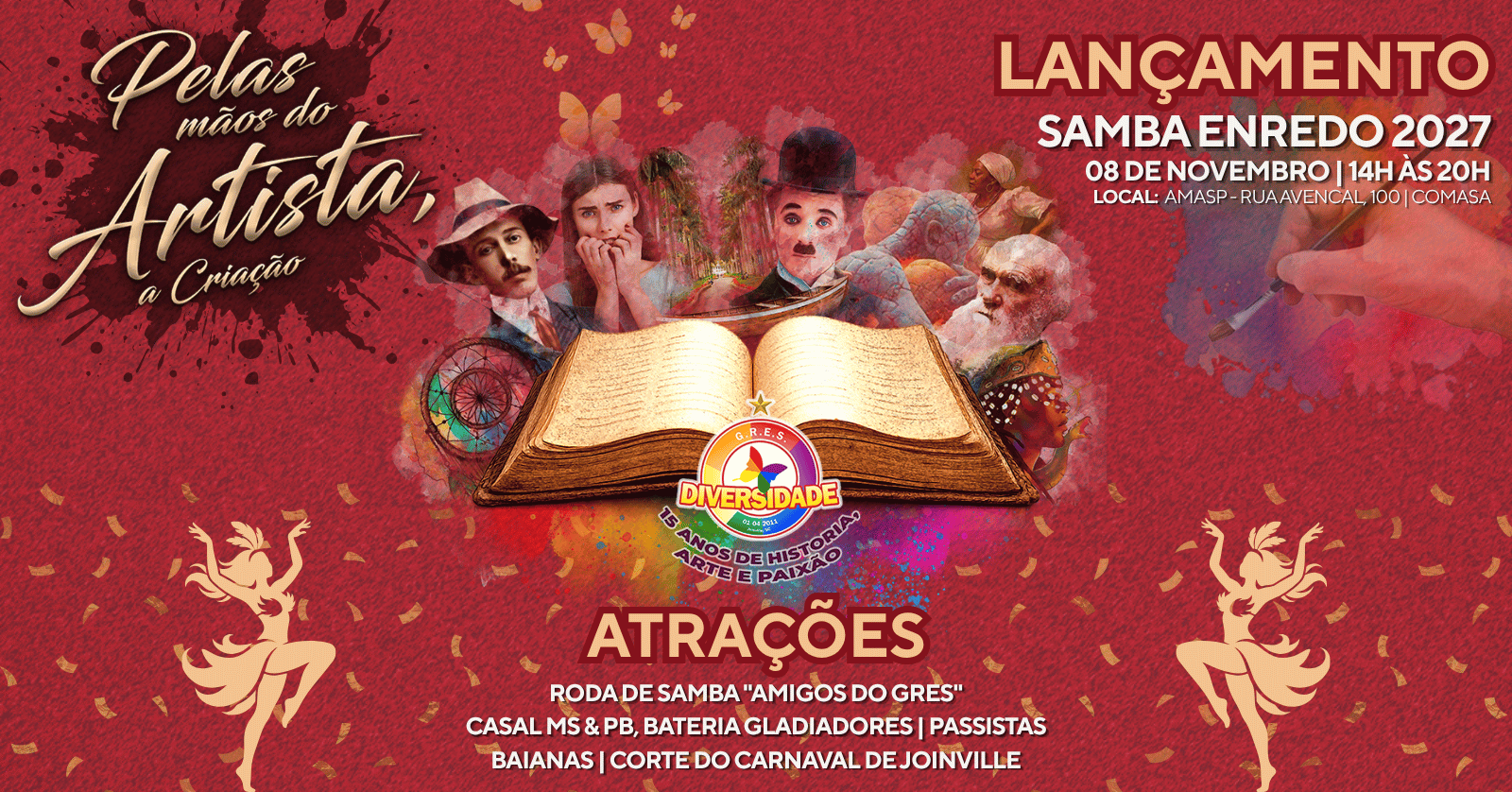Lançamento Samba Enredo - GRES Diversidade - Joinville, SC