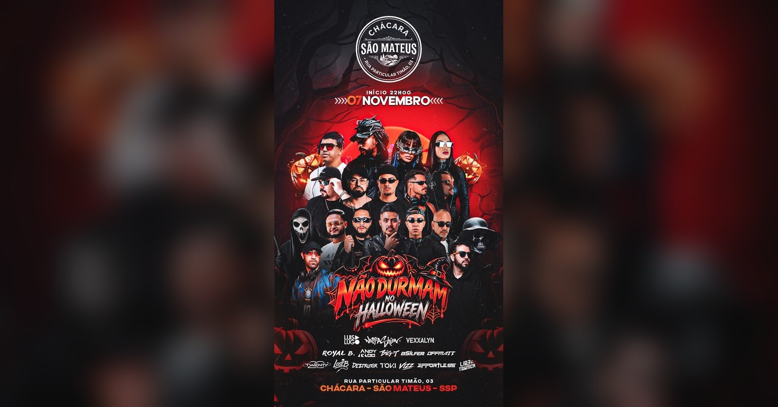 Não Durmam no Halloween - São Paulo, SP