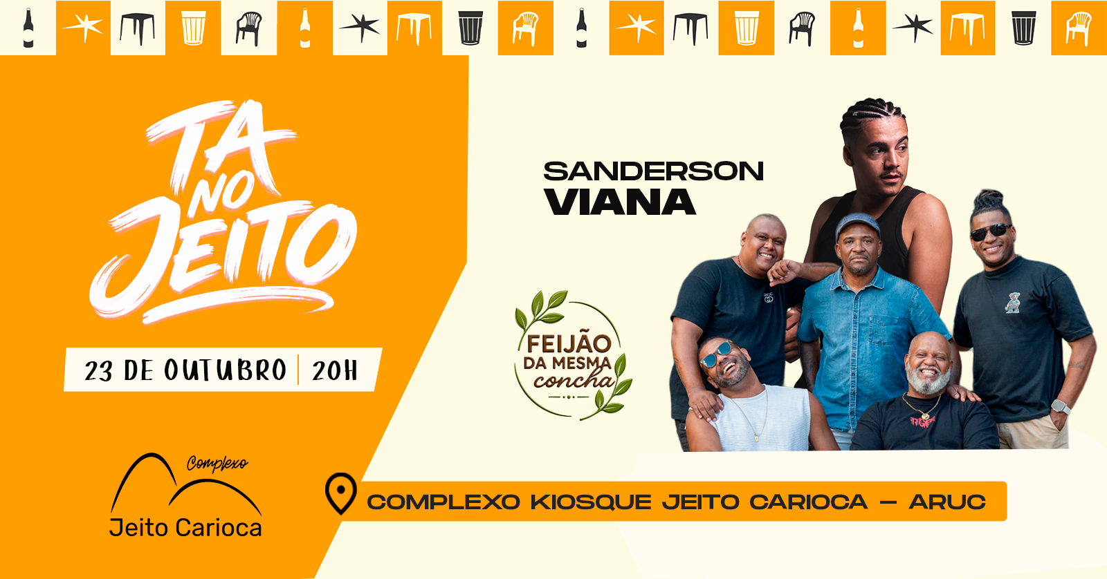 SEXTA DEU SAMBA - FEIJÃO DA MESMA CONCHA & SANDERSON VIANA