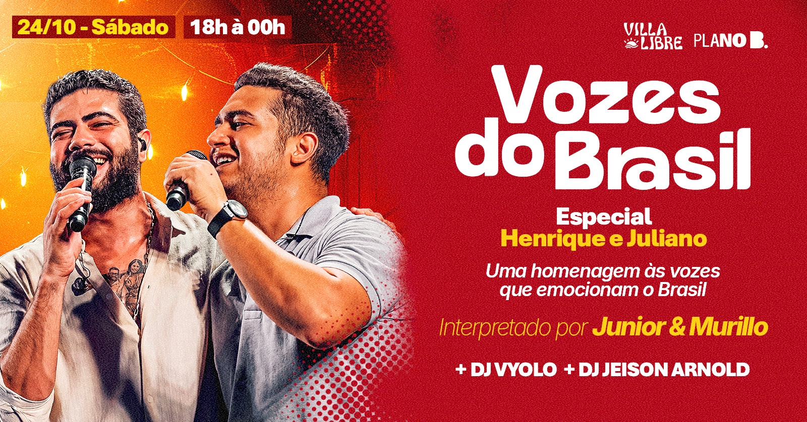 VOZES DO BRASIL // ESPECIAL HENRIQUE E JULIANO - Três Coroas, RS