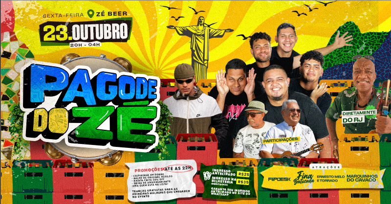 PAGODE DO ZÉ | SEXTA 23.10