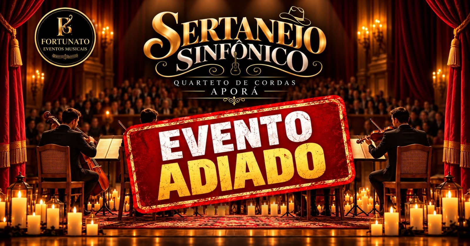 Sertanejo Sinfônico - Quarteto de Cordas - Campo Grande, MS