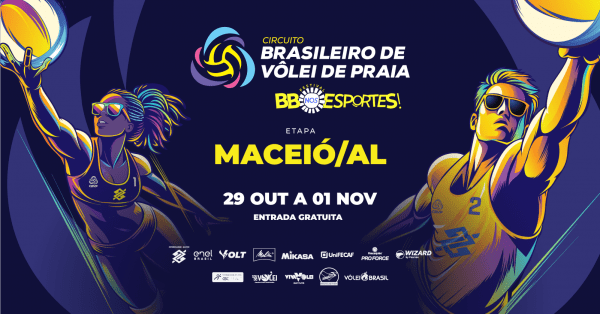 Imagem do evento CIRCUITO BRASILEIRO DE VÔLEI DE PRAIA - ETAPA MACEIÓ/AL