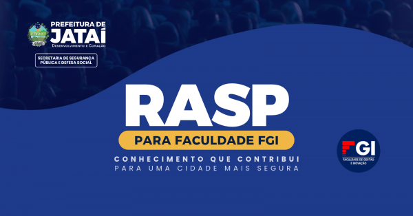Imagem do evento Curso RASP - Rede de Apoio à Segurança Pública