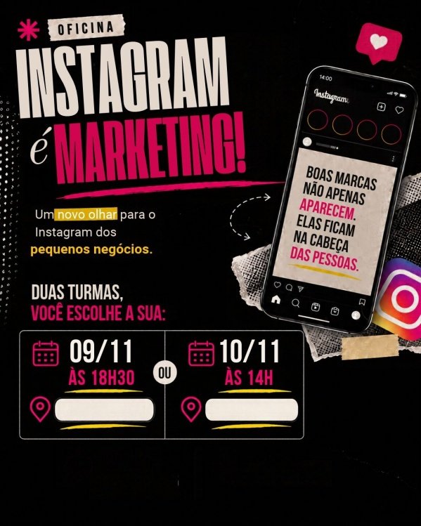Imagem do evento 10/11 Instagram é Marketing! Um novo olhar para o Instagram dos pequenos negócios.