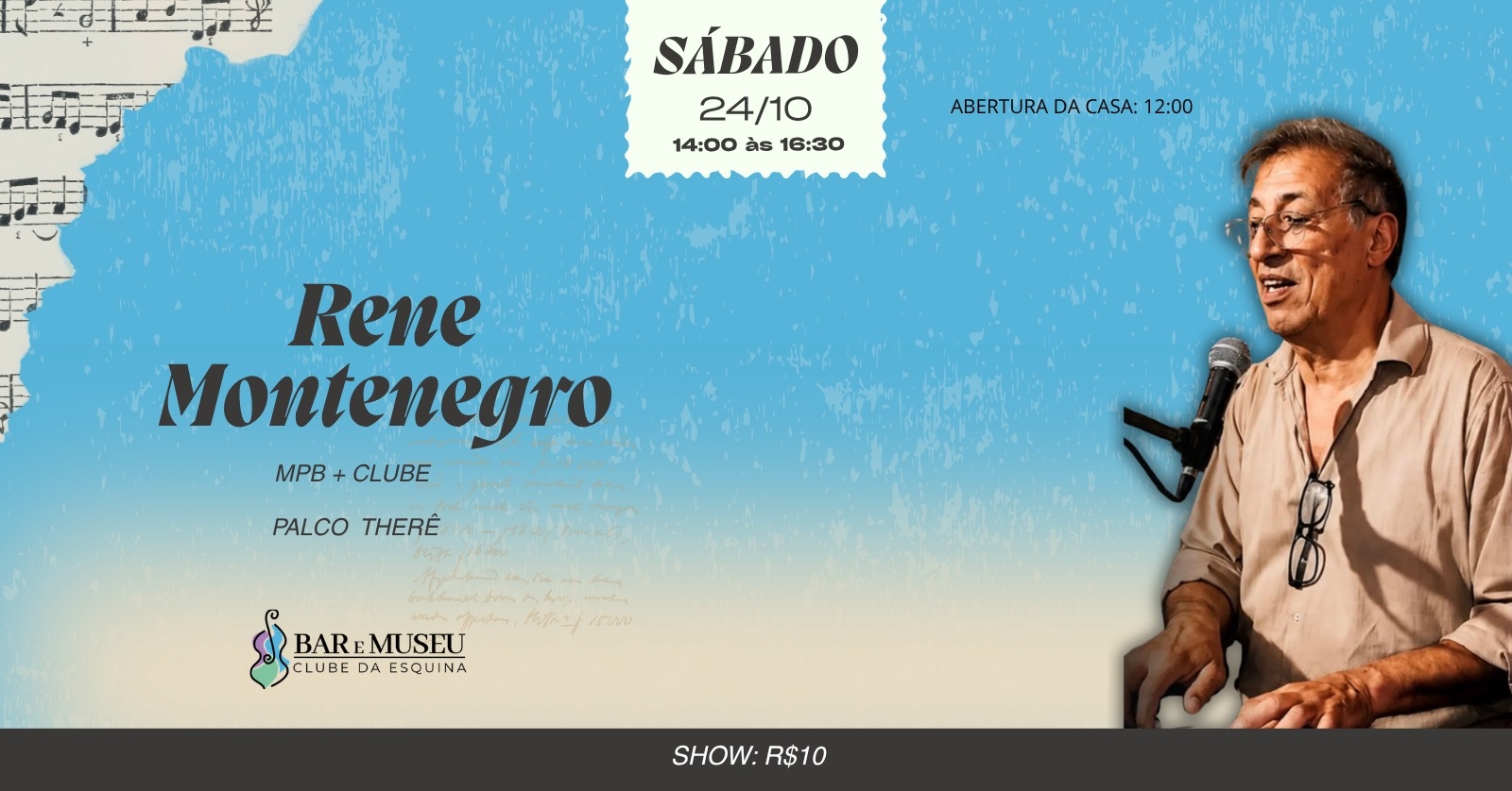 SHOW - RENE MONTENEGRO - CLUBE DA ESQUINA