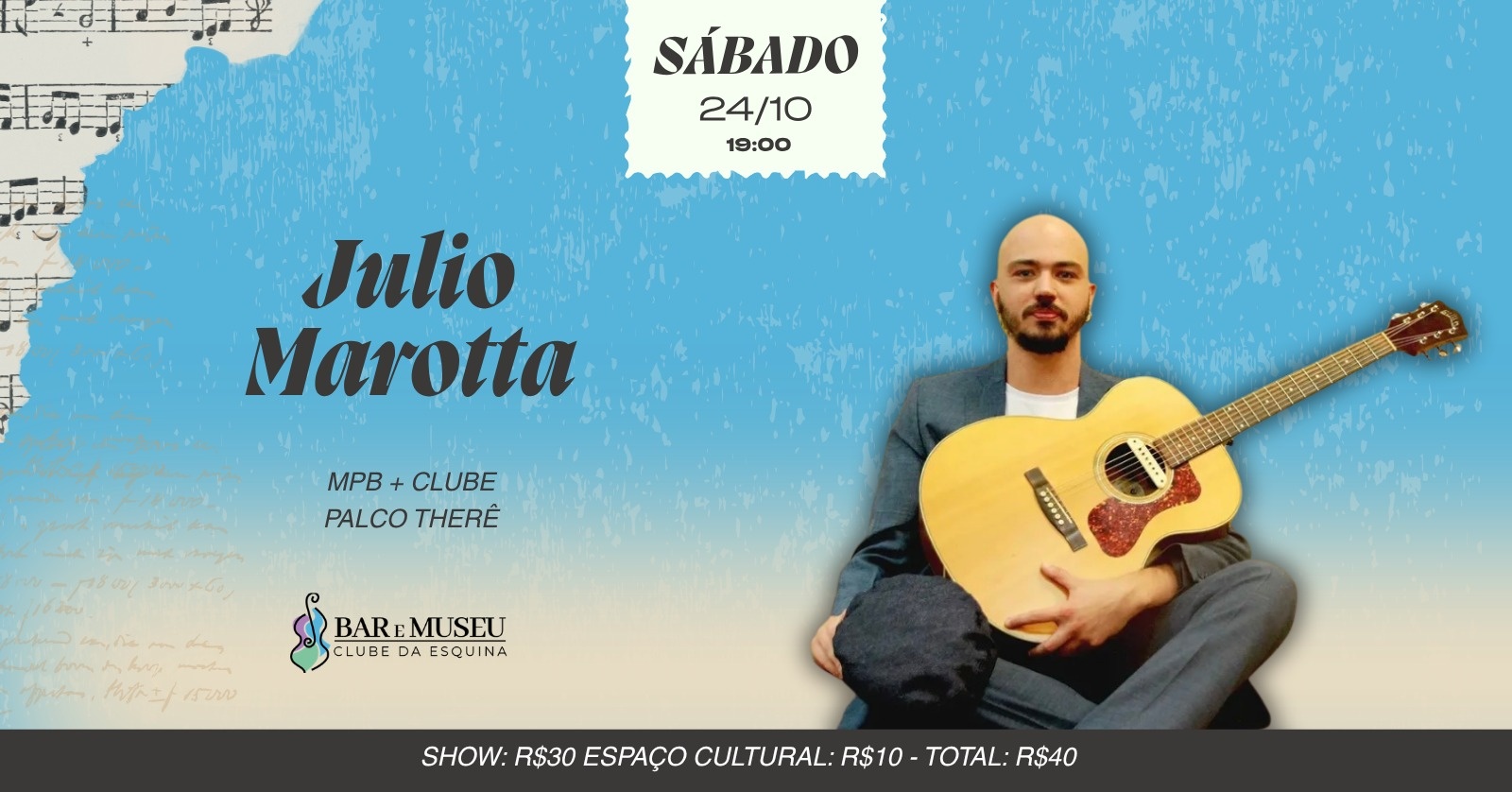 SHOW JULIO MAROTTA  -  CLUBE DA ESQUINA