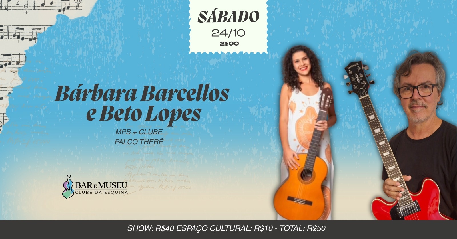 SHOW BÁRBARA BARCELLOS E BETO LOPES