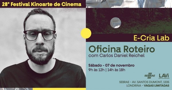 Imagem do evento Oficina Roteiro com Carlos Daniel Reichel