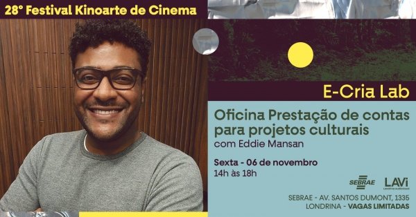 Imagem do evento Oficina Prestação de contas para projetos culturais com Eddie Mansan