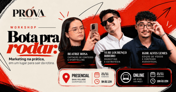 Imagem do evento Bota pra Rodar: Marketing na Prática