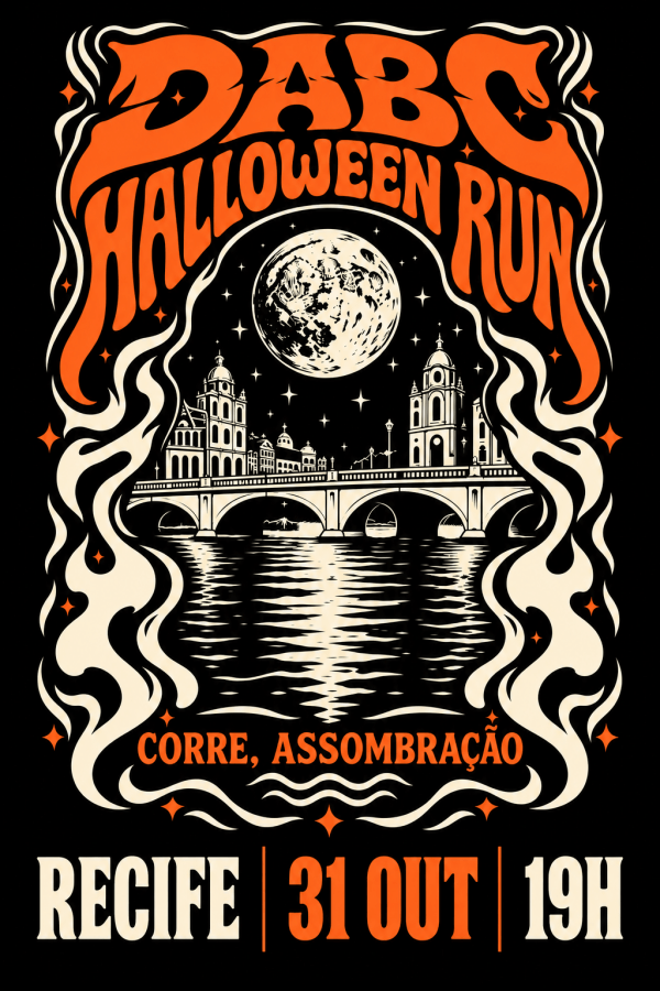Cartaz de Halloween Dabc Run
