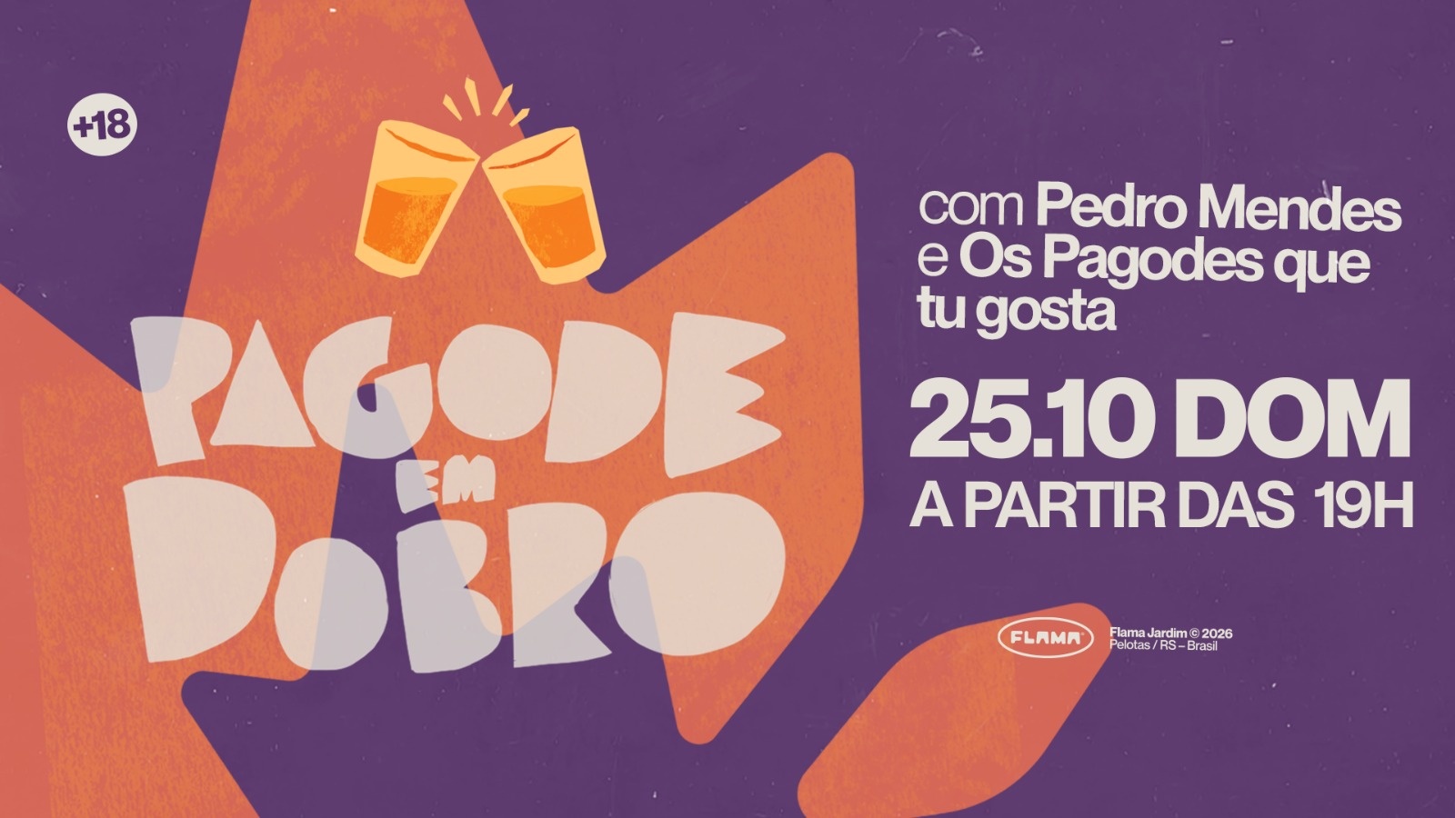 PAGODE EM DOBRO - Cantor Pedro e Os pagodes que tu gosta - Pelotas, RS