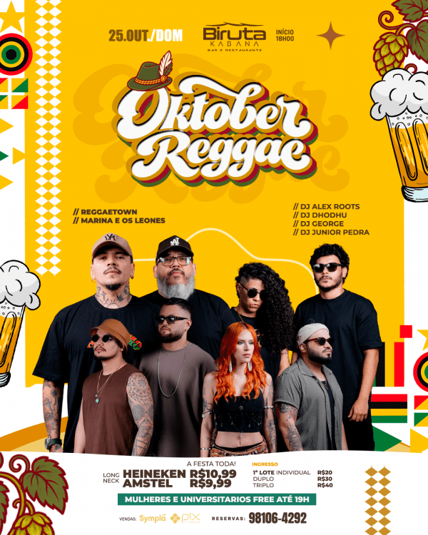 Imagem do evento OKTOBER REGGAE BIRUTA