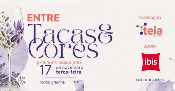 Imagem do evento Entre Taças e Cores - Ibis Igrejinha