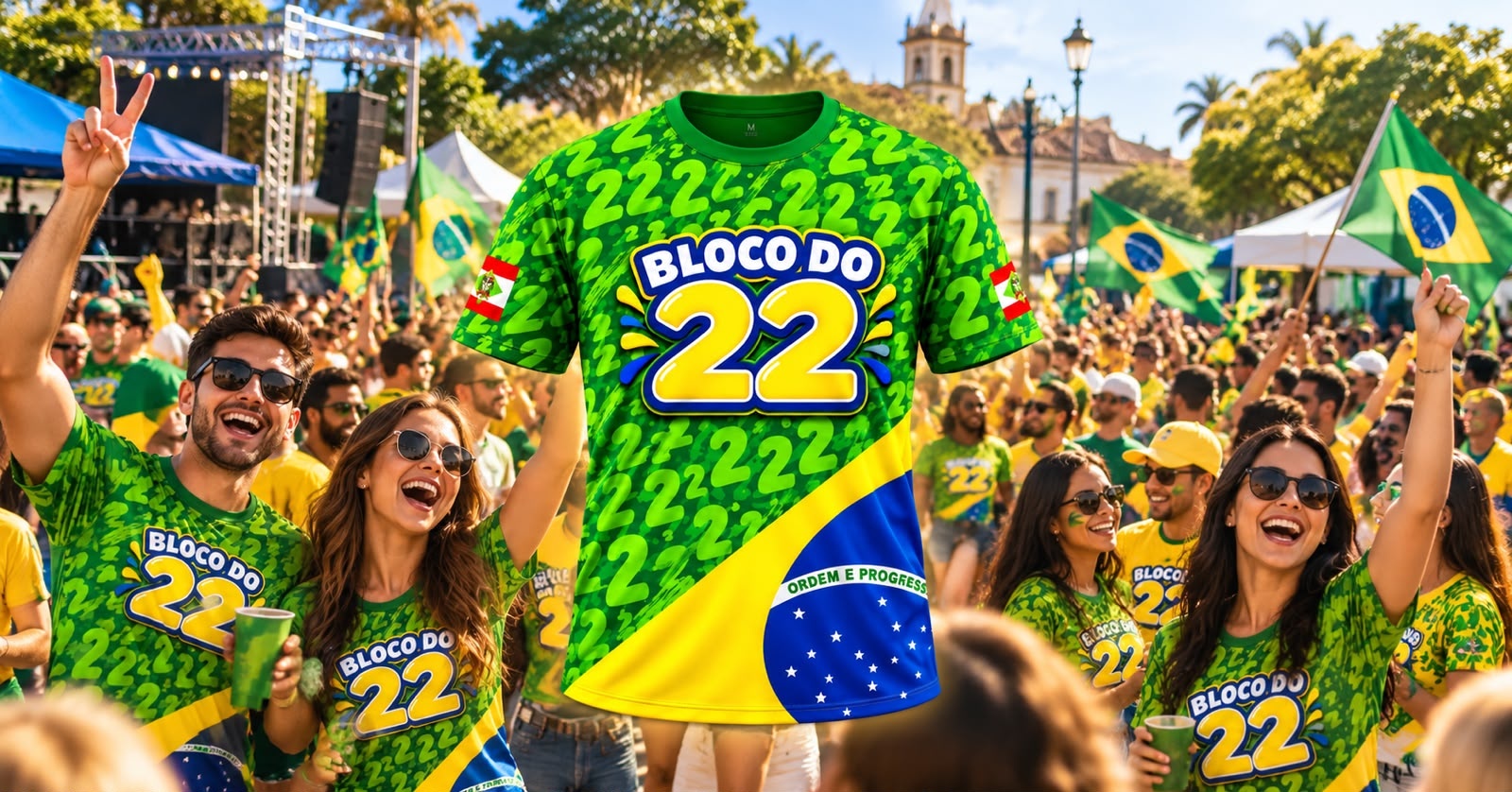 BLOCO DO 22 EM FLORIANÓPOLIS