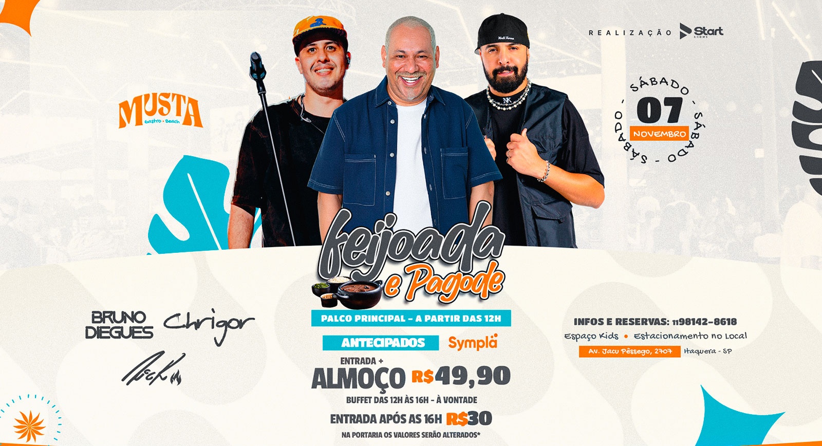 BRUNO DIEGUES - CHRIGOR PALCO PRINCIPAL NO MUSTA GASTRO BEACH - São Paulo, SP