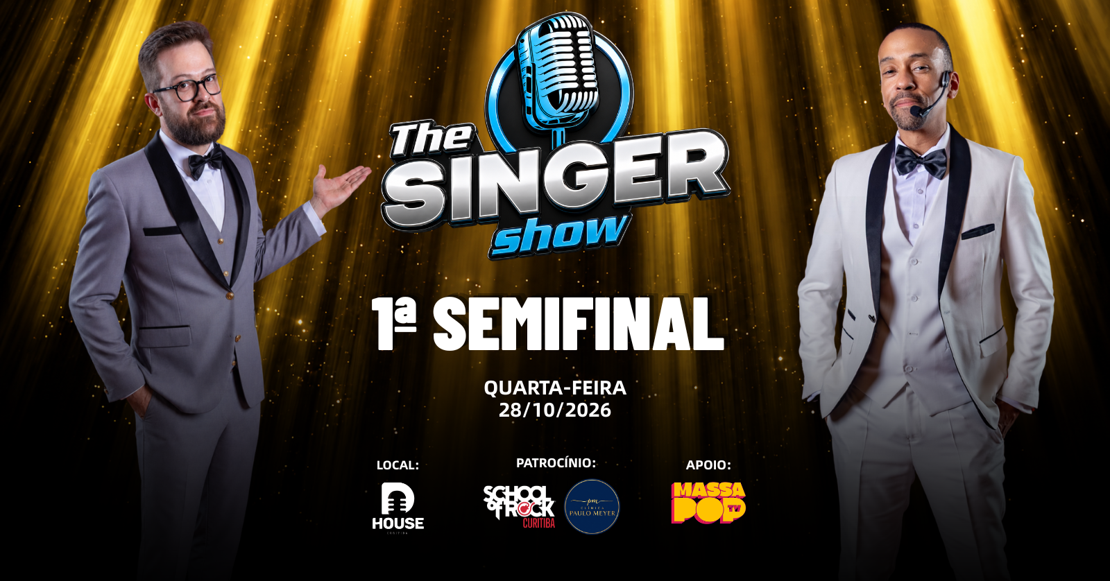 The Singer Show 2026 | 1ª SEMIFINAL