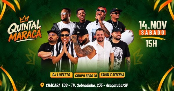 Imagem do evento Quintal Maracá