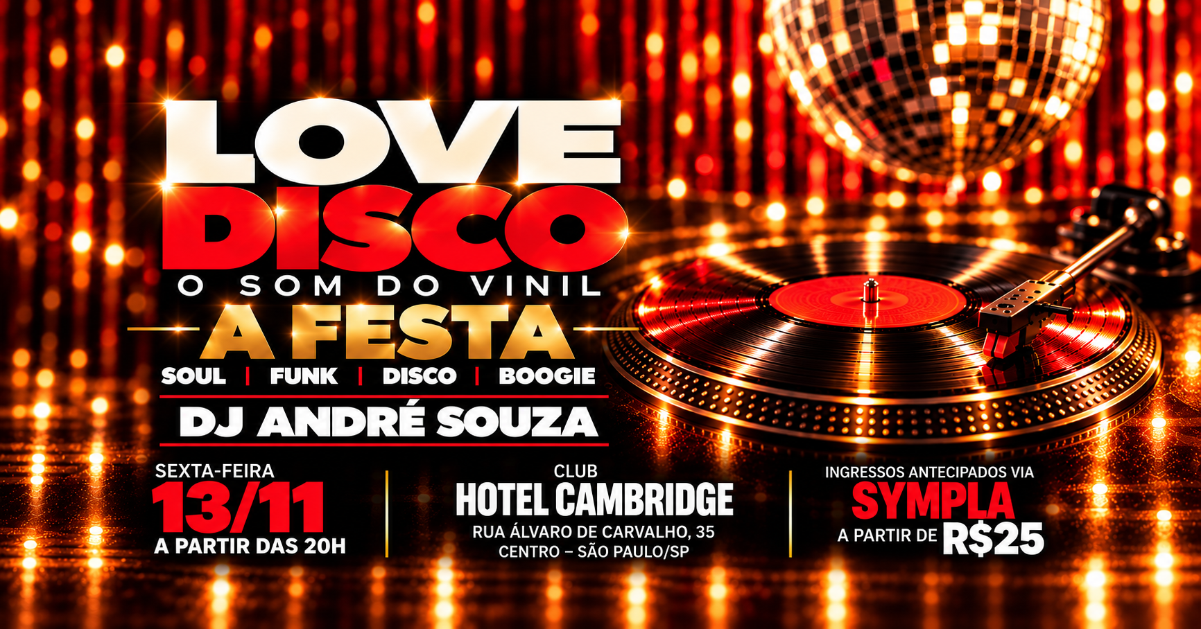 LOVE DISCO - O SOM DO VINIL - São Paulo, SP