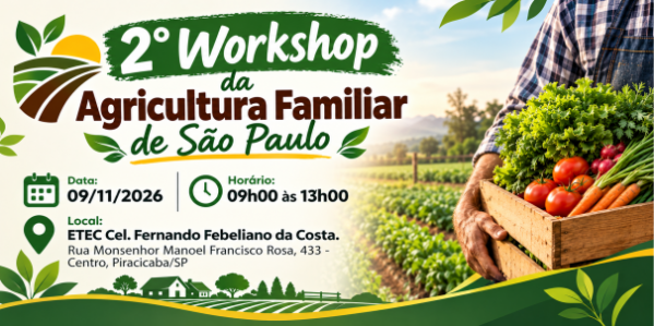 Imagem do evento 2° Workshop da Agricultura Familiar de São Paulo