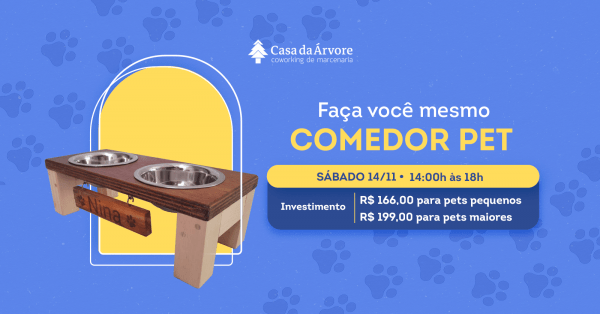 Imagem do evento Faça você mesmo COMEDOURO PET - Seja o herói e alimente o amor