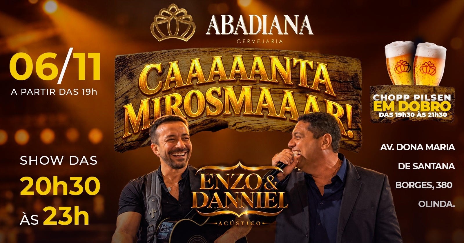 CAAAAANTA MIROSMAAAR COM ENZO & DANNIEL - Uberaba, MG