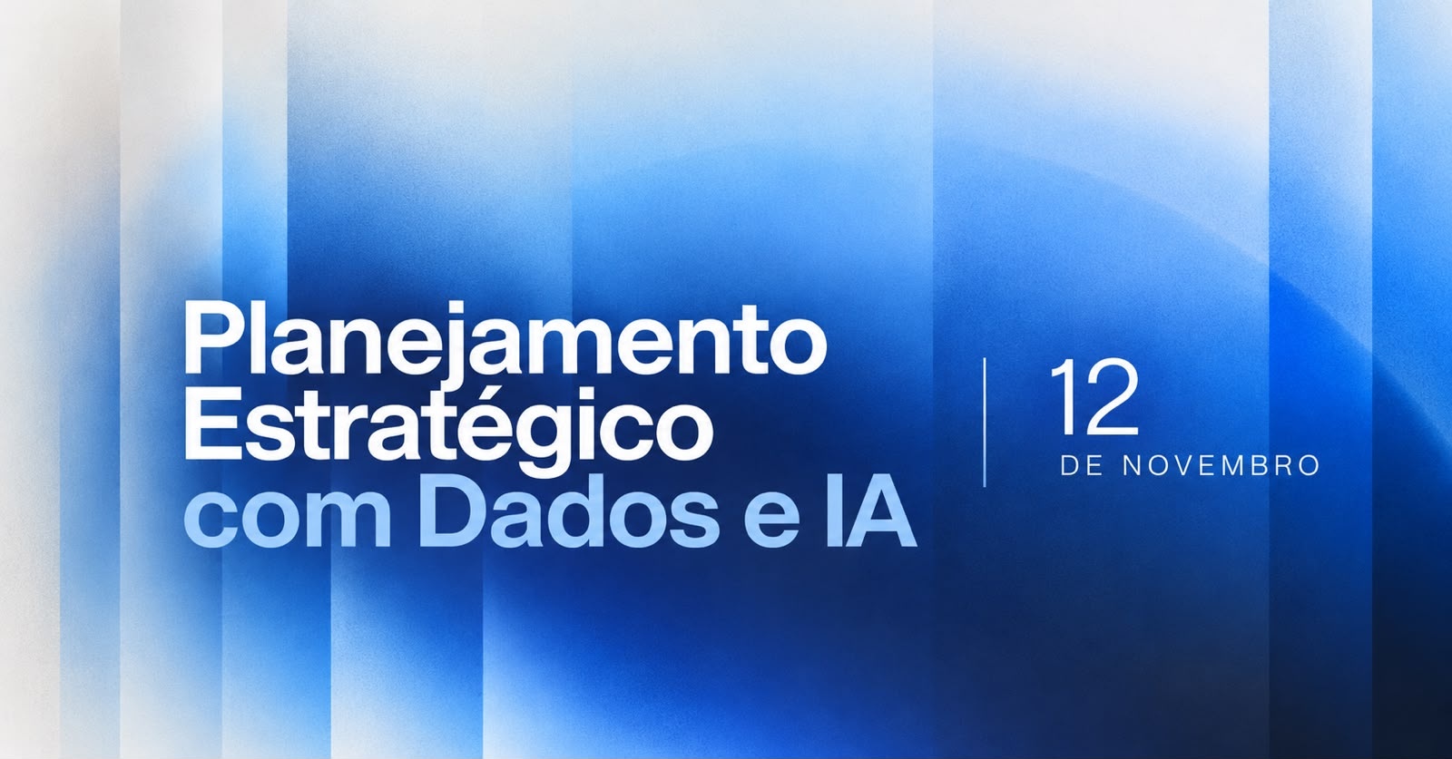 Capa de Planejamento Estratégico 2027 com Dados & IA