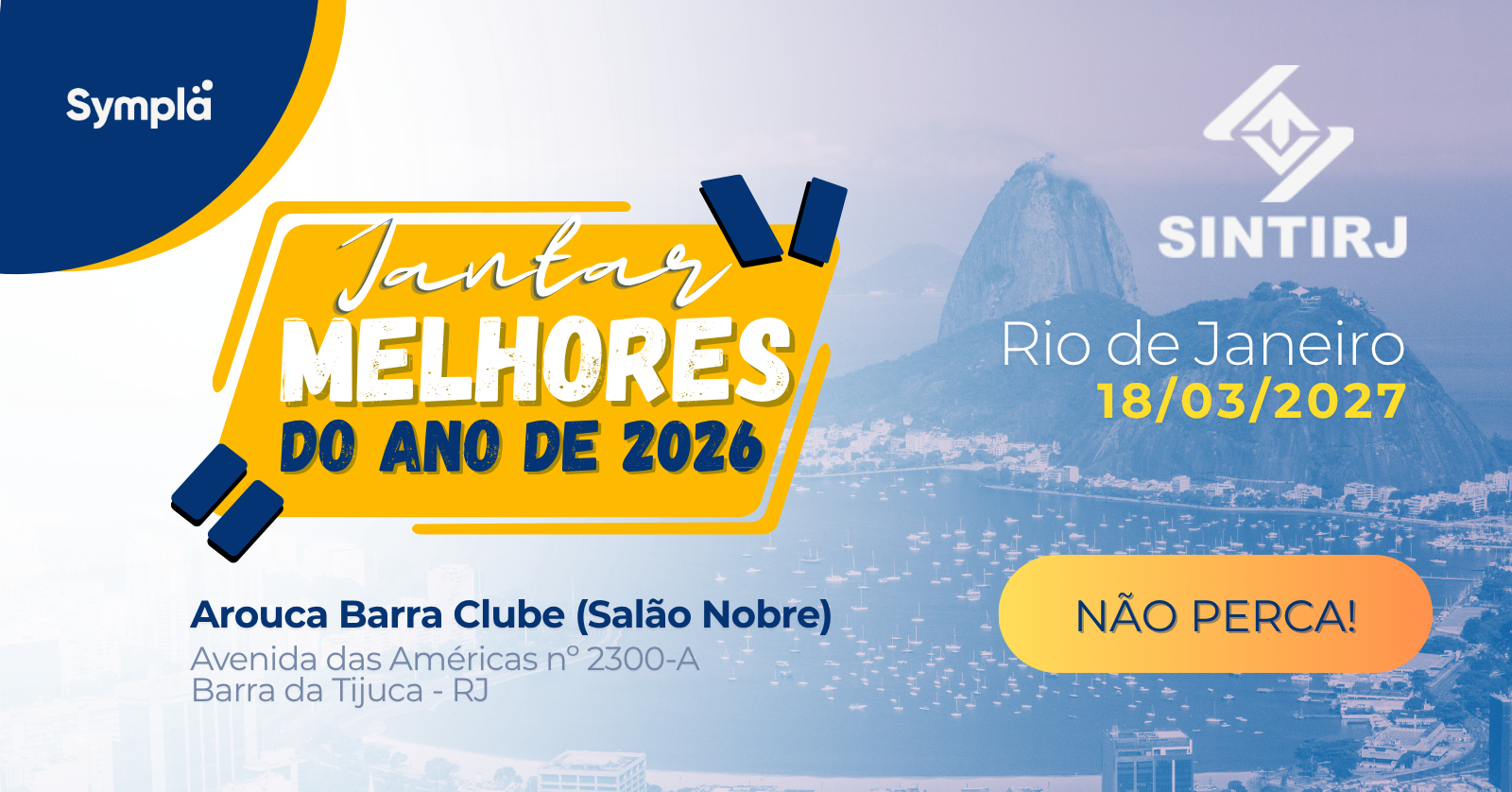 Jantar Melhores do Ano de 2026 - Rio de Janeiro, RJ