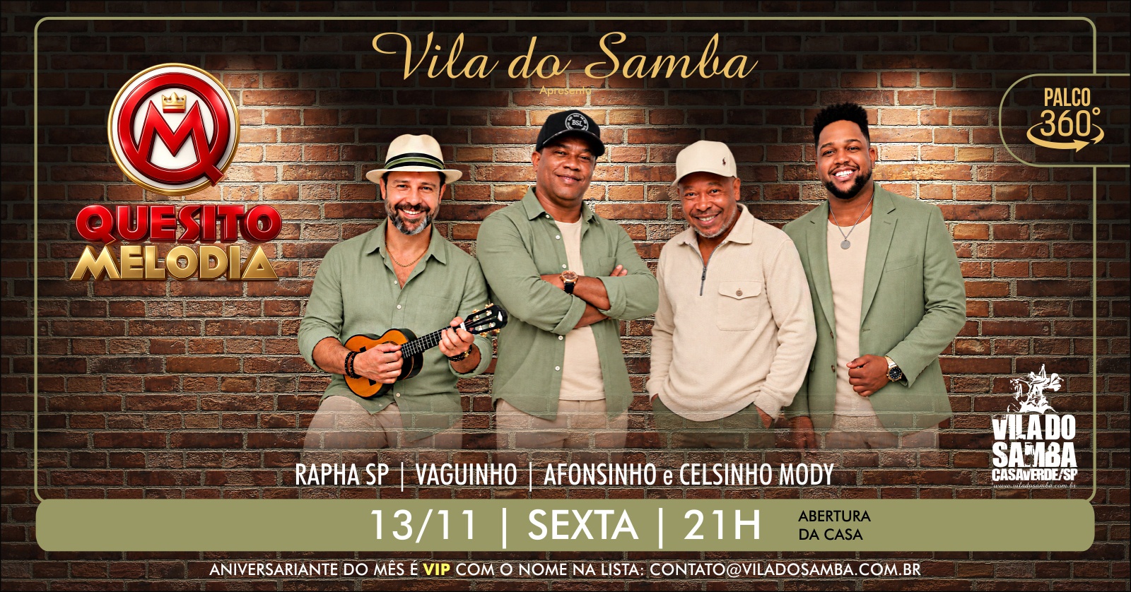 QUESITO MELODIA NA VILA DO SAMBA - São Paulo, SP