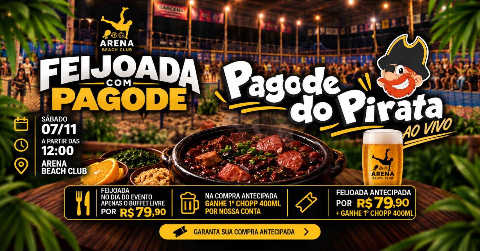 Feijuca e Pagode no BC Convida - Curitiba, PR