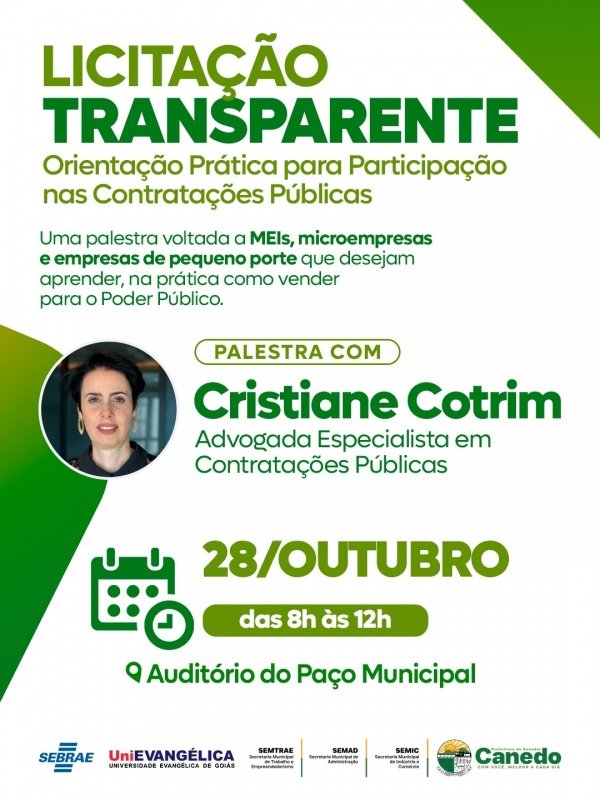 Imagem do evento Licitação Transparente - Orientação para Participação nas Contratações Públicas