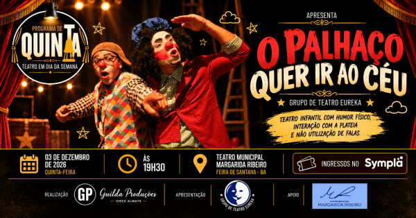 Imagem do evento O PALHAÇO QUER IR AO CÉU