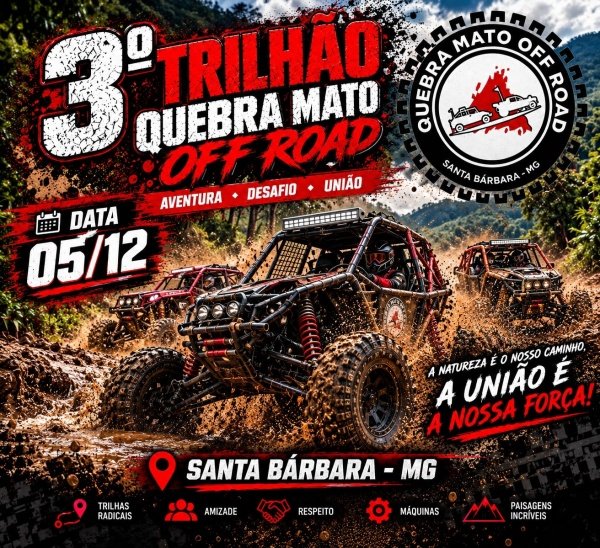 Imagem do evento 3° Trilhão Quebra Mato