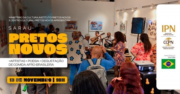 Imagem do evento 15º Sarau Pretos Novos e Oficina Gastronômica Afro-brasileira