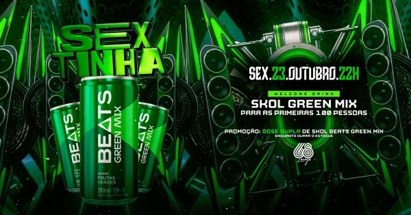 Imagem do evento SEXTINHA UNIVERSITÁRIA OPEN BAR