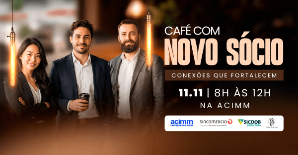 Imagem do evento Café com Novo Sócio - 11/11/2026