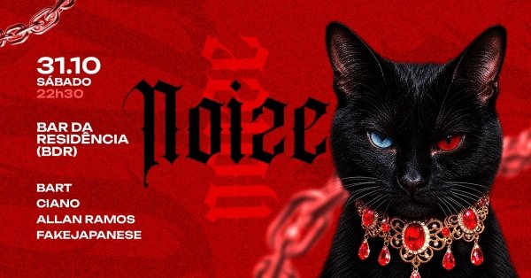 Imagem do evento NOIZE TREVOSA 31.10 - BDR (BAR DA RESIDÊNCIA)
