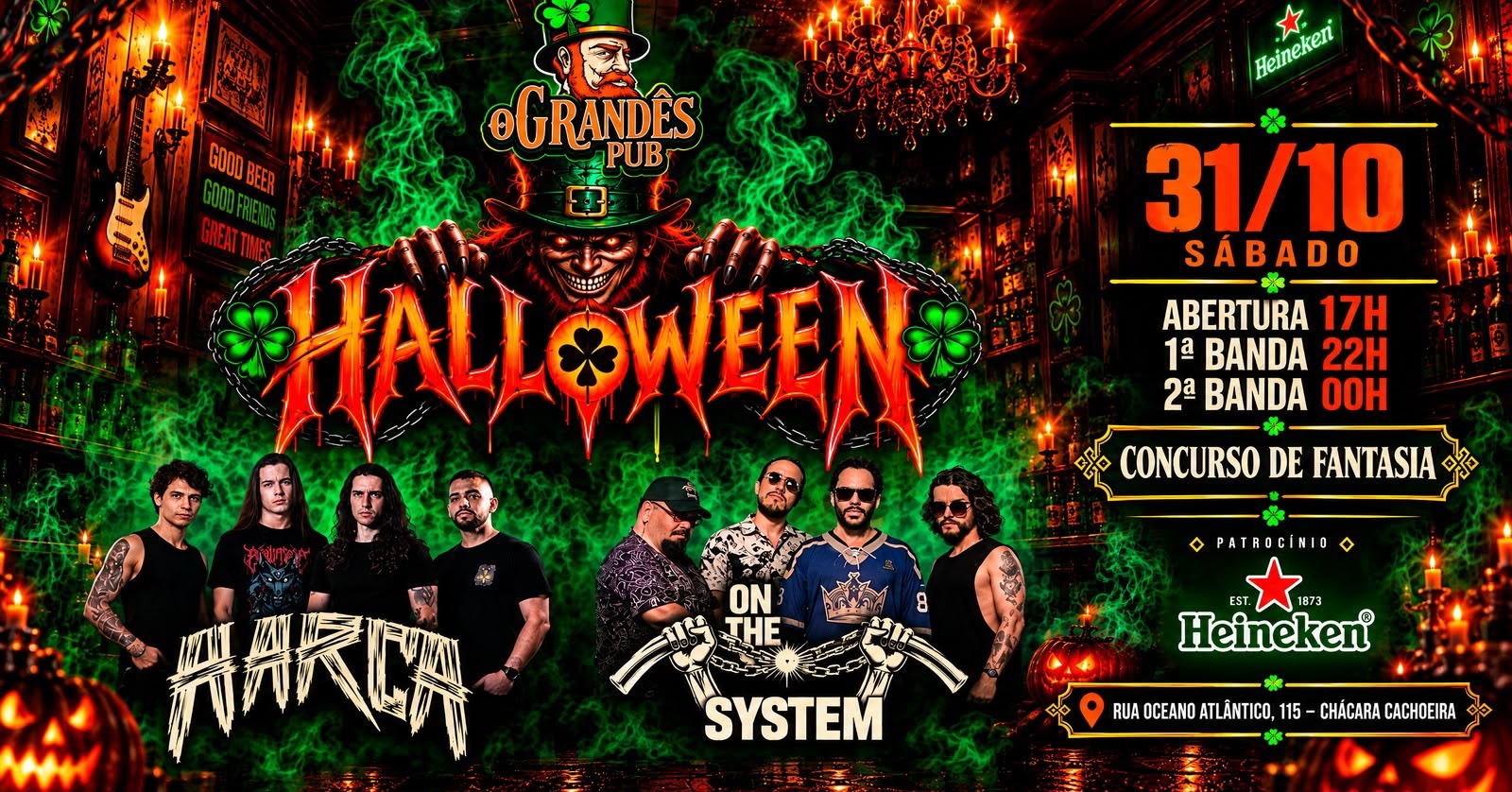 Halloween + On The System + A Arca 31/10