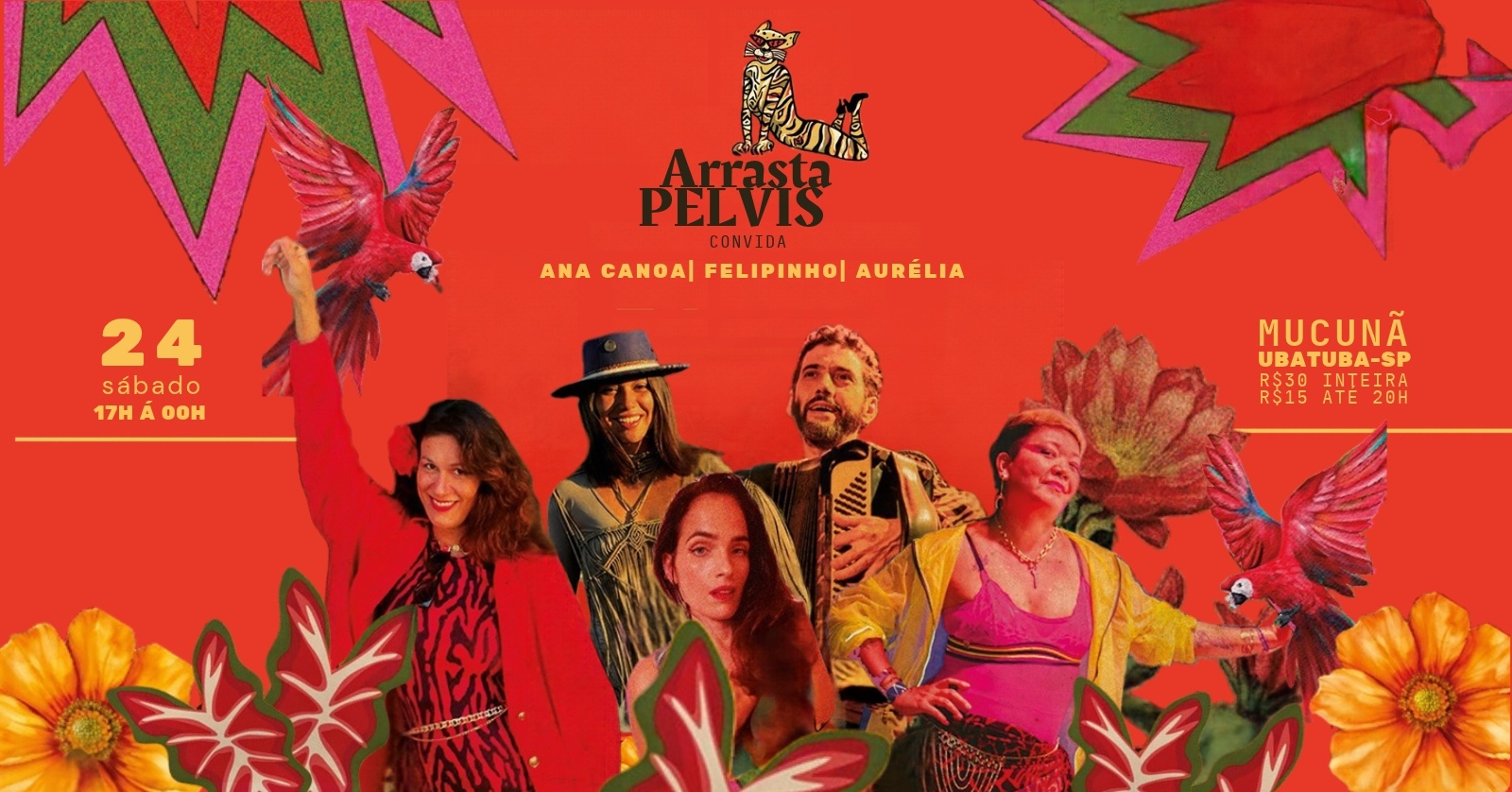 Arrasta Pélvis e Ana Canoa convida Felipe Soares e Aureliah
