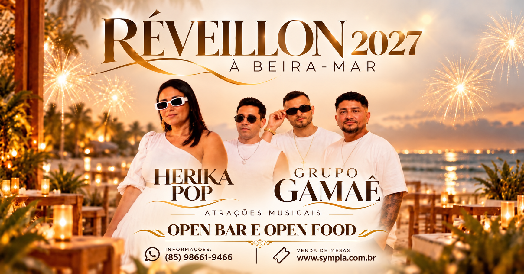 REVEILLON 2027 NA PRAIA - OFICINA 23 - Caucaia, CE