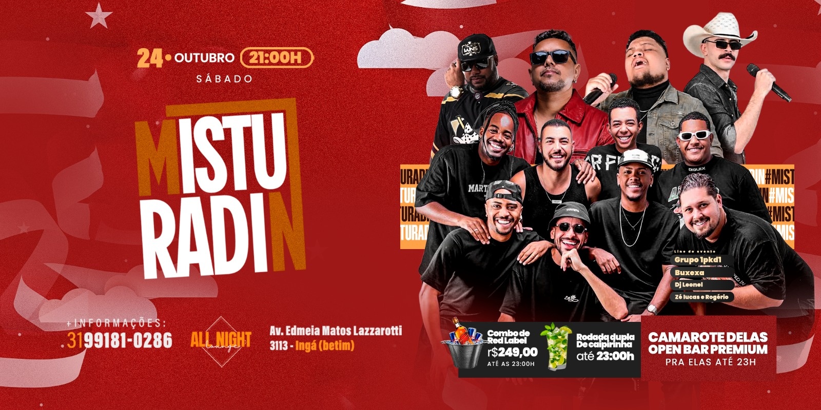 MISTURADIN + OPEN BAR (ULTIMOS OFFS)