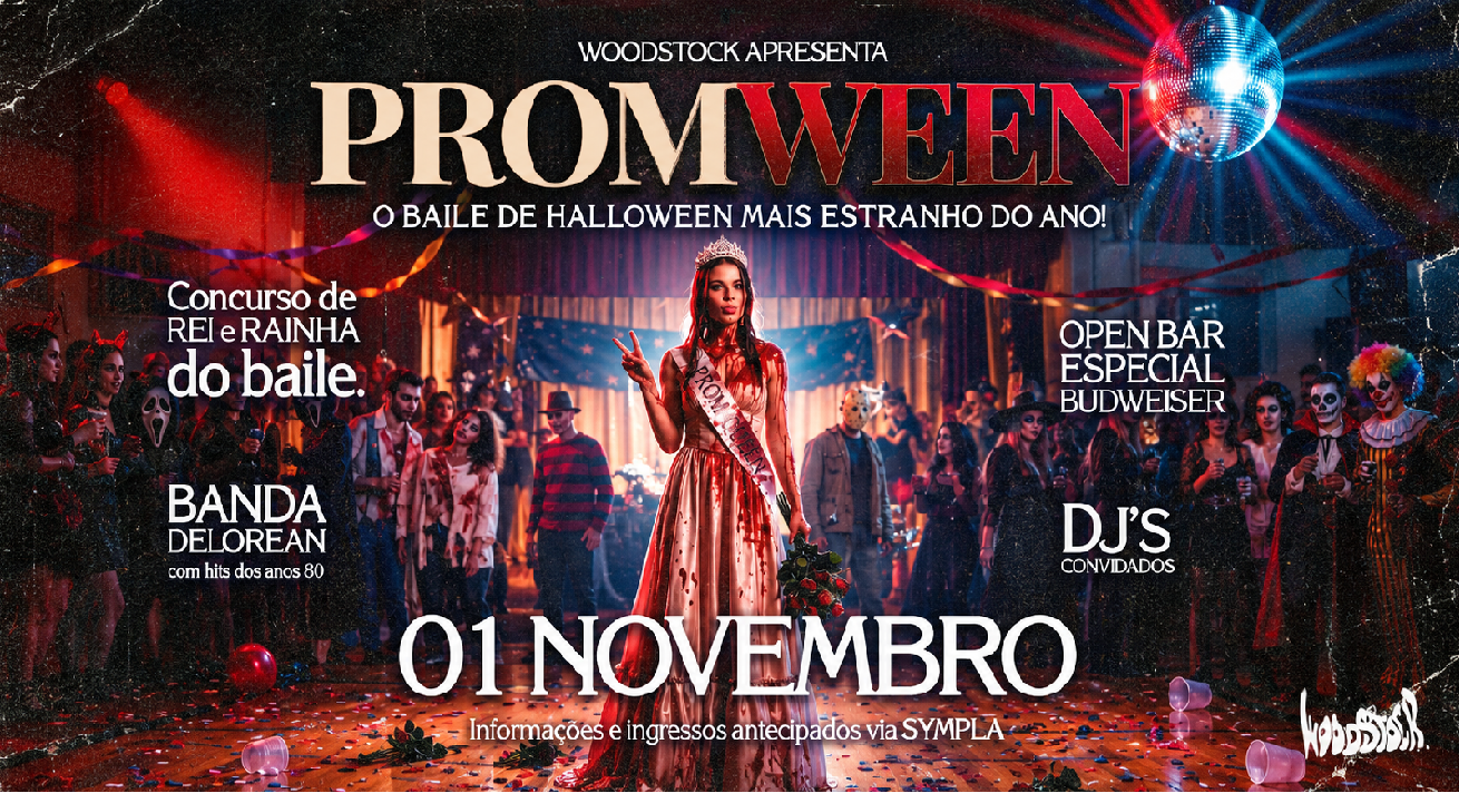 PROMWEEN - O BAILE DE HALLOWEEN DO WOODSTOCK #1 - Belém, PA