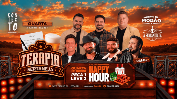 Imagem do evento Surra de Modão + Cardápio em Dobro | 04.11 | Varanda do Contexto